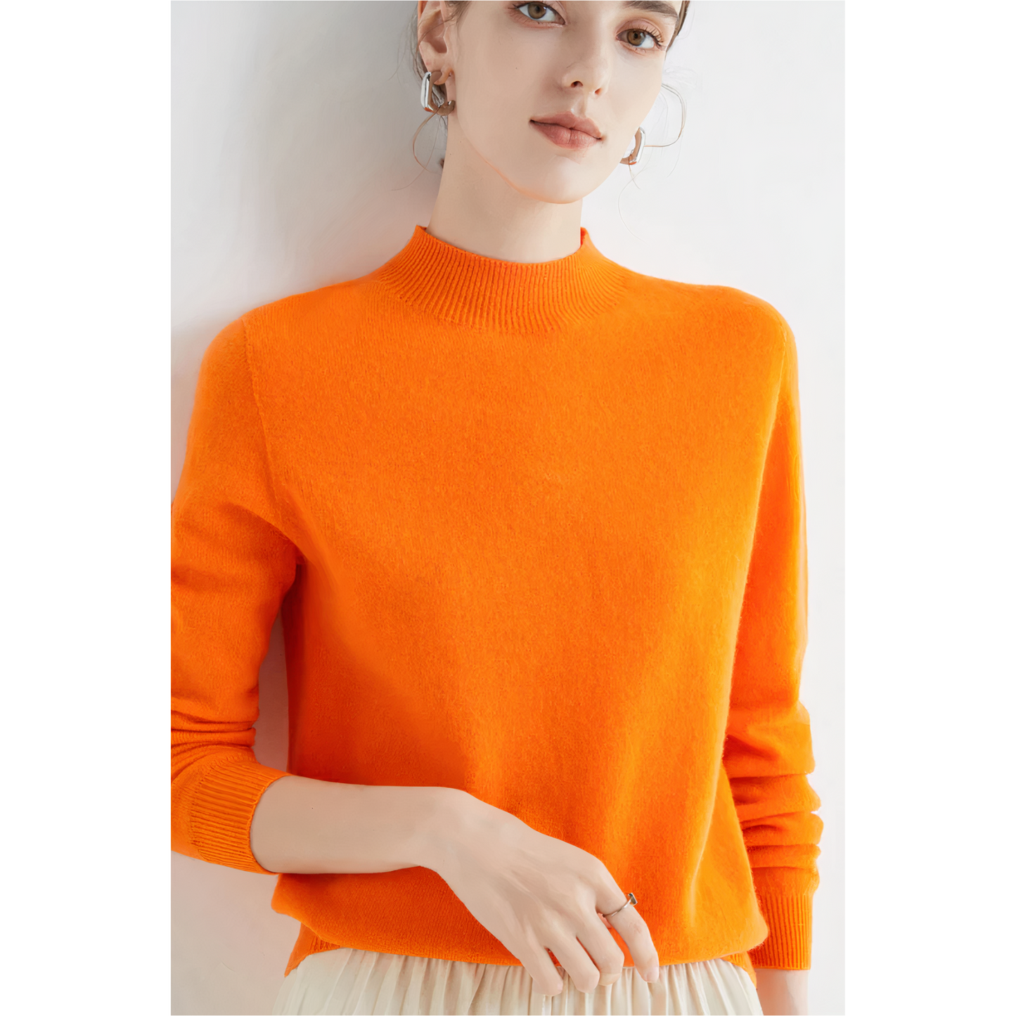 Suéter de cashmere de luxo para mulheres - Evelina