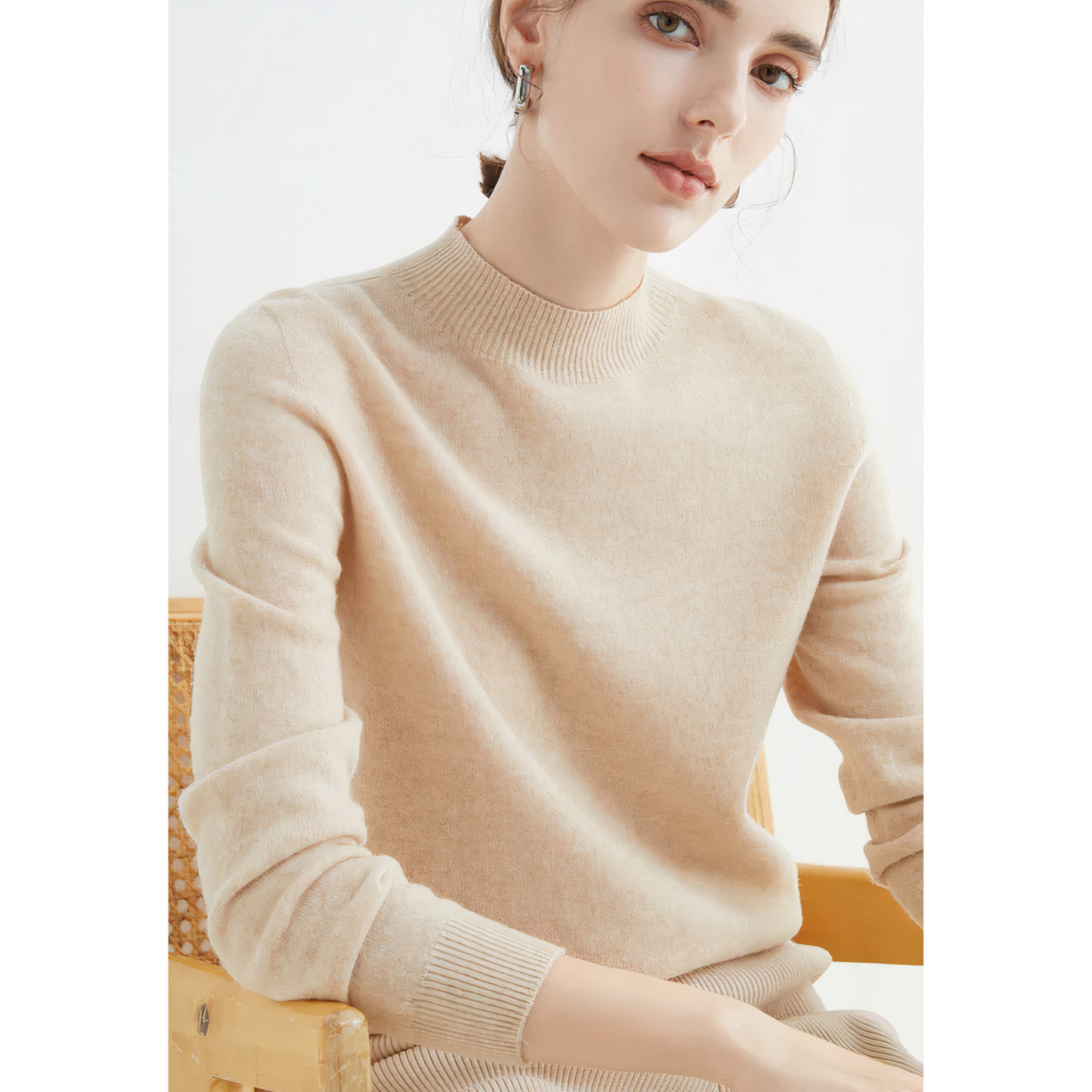 Suéter de cashmere de luxo para mulheres - Evelina