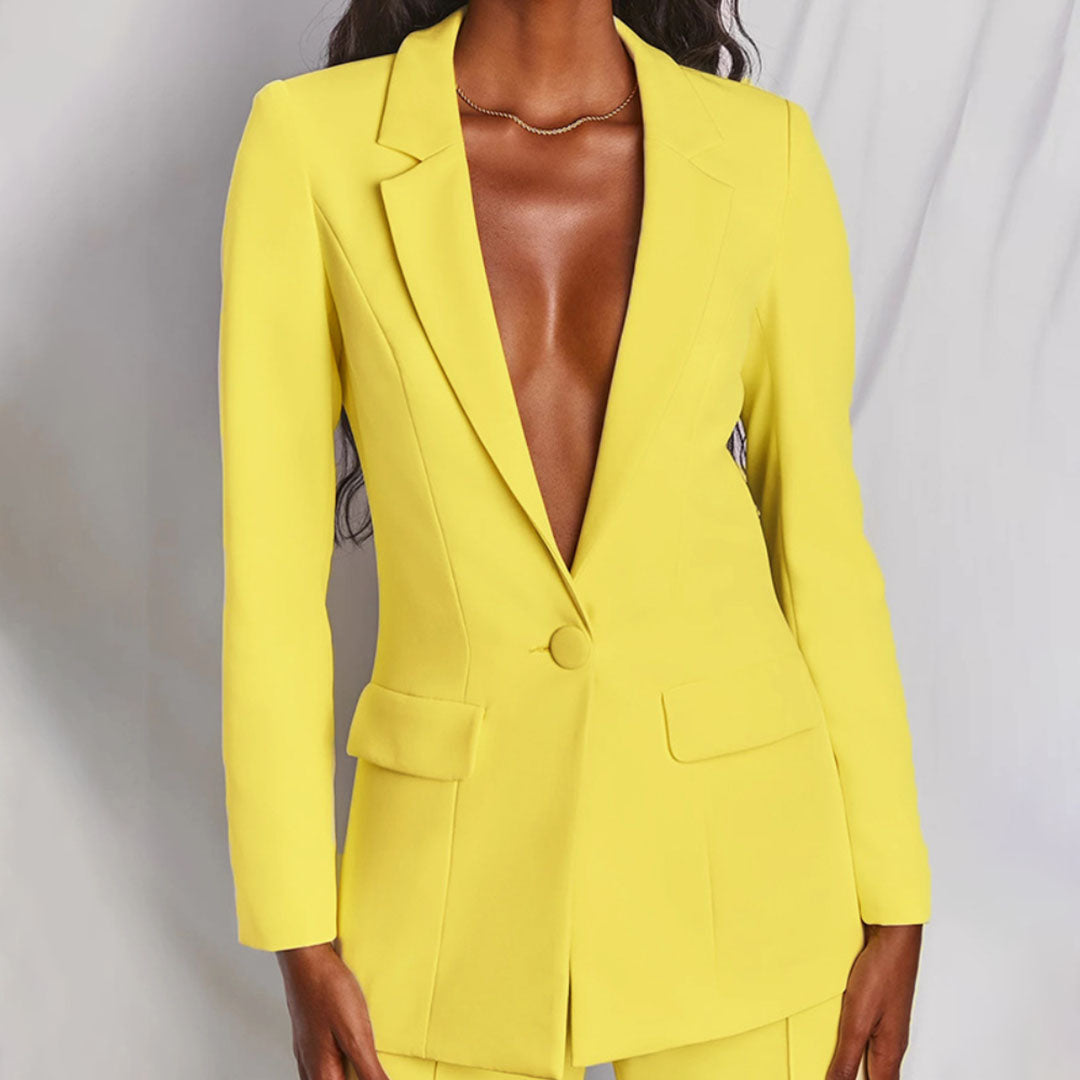 Conjunto de blazer e calças estiloso - Ariane