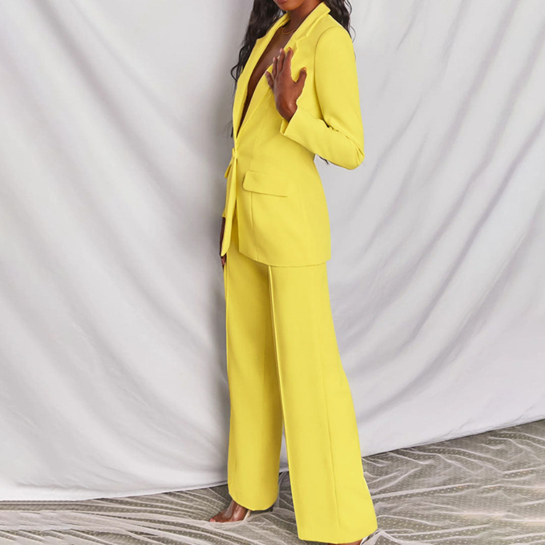 Conjunto de blazer e calças estiloso - Ariane