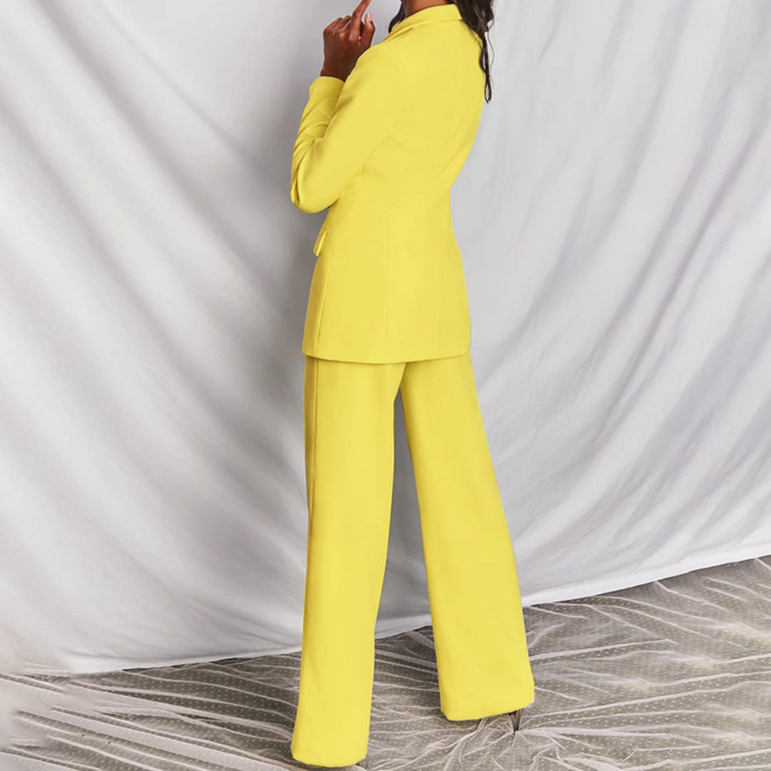 Conjunto de blazer e calças estiloso - Ariane