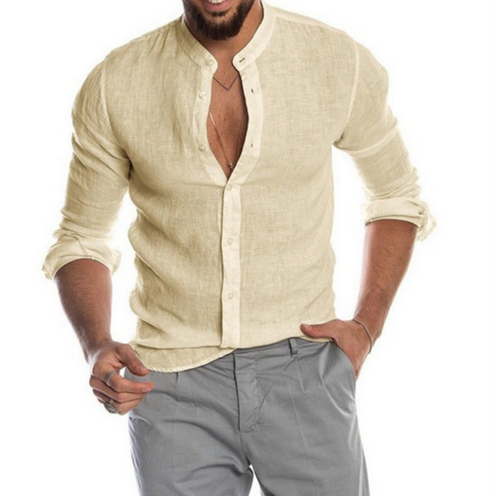 Camisa de linho leve para homens - Arlo
