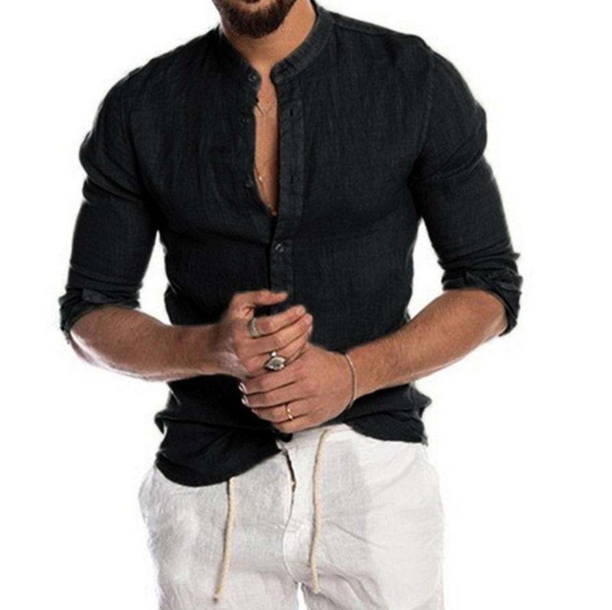 Camisa de linho leve para homens - Arlo