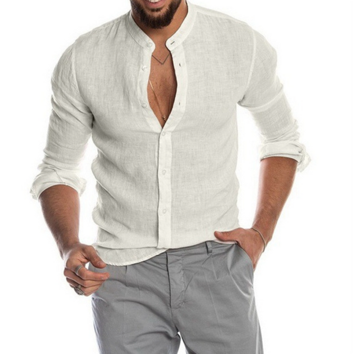 Camisa de linho leve para homens - Arlo