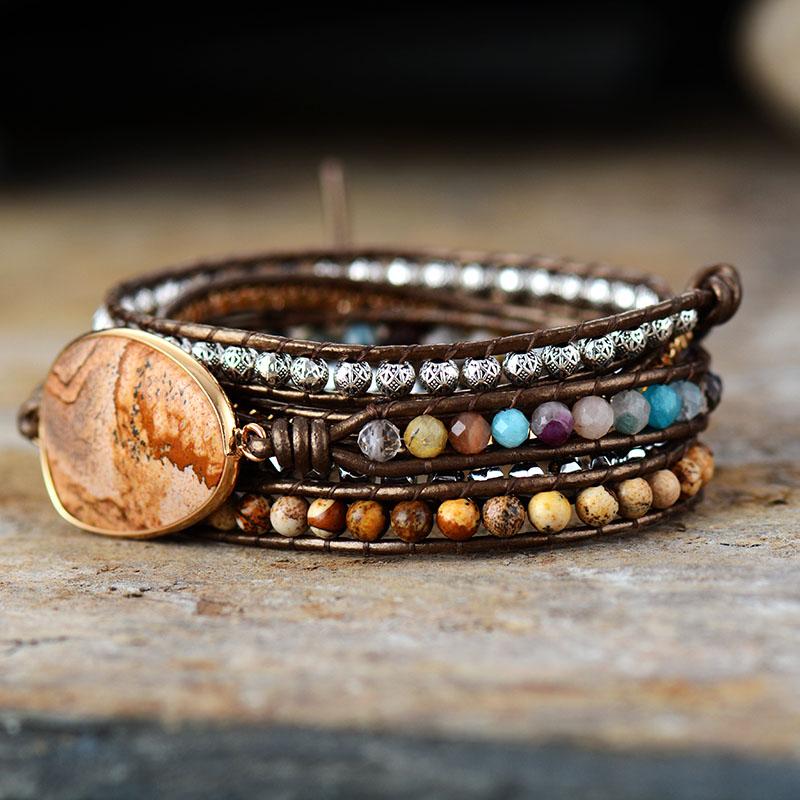 Aardende Healing Wrap Bracelet - Terran Harmony-Nora Luxe