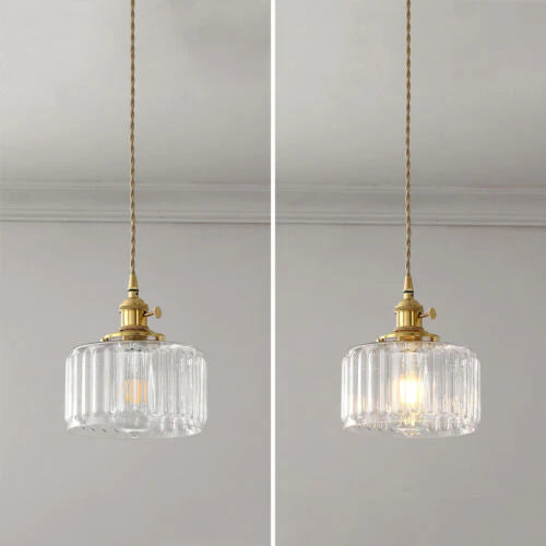 Lustre de Cristal Vintage - Celeste