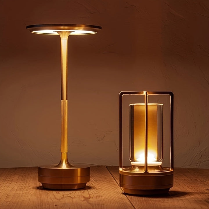 Lâmpada de mesa LED com toque estilo japonês - ZenLight
