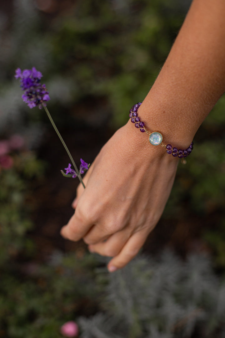 Amethyst Healing Bracelet - Serenya-Nora Luxe