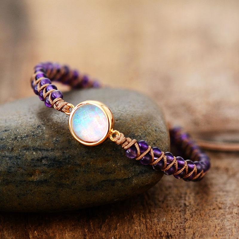 Amethyst Healing Bracelet - Serenya-Nora Luxe