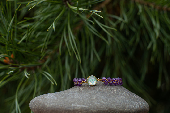 Amethyst Healing Bracelet - Serenya-Nora Luxe