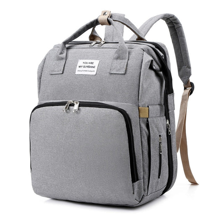 Portable Baby Bed and Nappy Bag – Multi-Function Travel Backpack