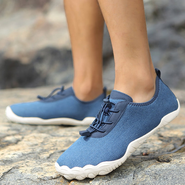 Barefoot sports shoes with non-slip sole – Leonis-Blue-6.5-Nora Luxe