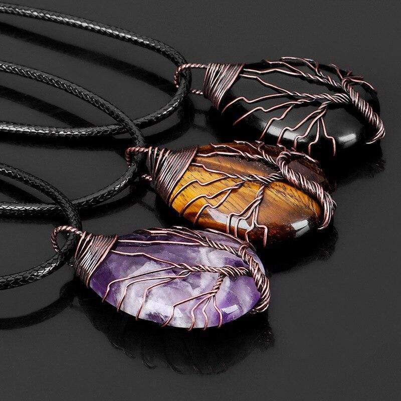 Black Obsidian Drop Necklace - Eryna-Nora Luxe