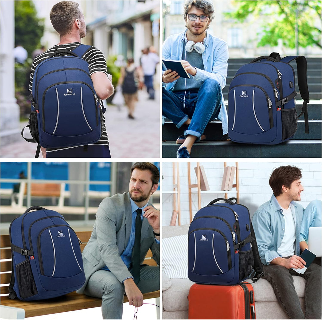 AA NOT AVAIALBLE Water-Resistant Laptop Backpack with USB Port & Anti-Theft Design – TechPro