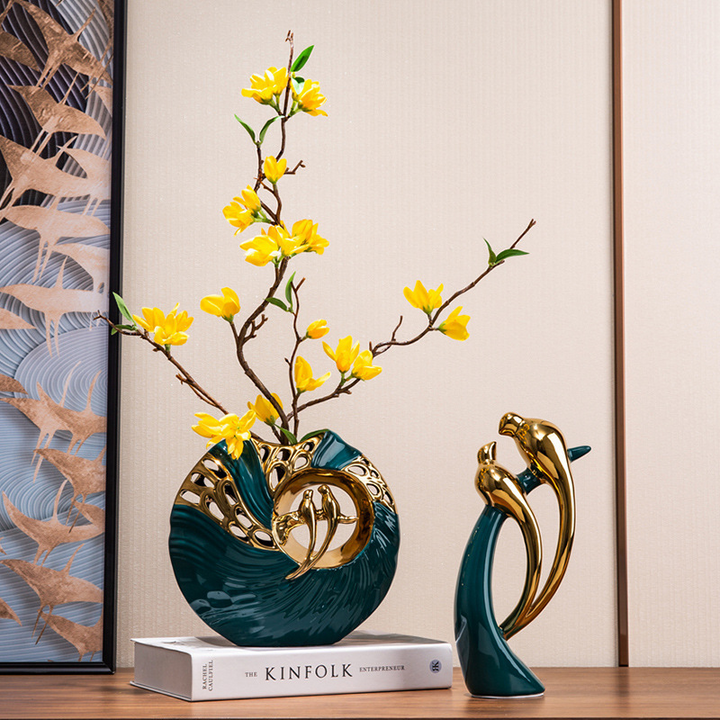 Ceramic Decoration - CeramiDuo-Vase-Nora Luxe