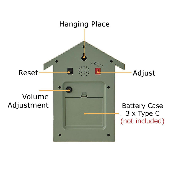 Charming cuckoo clock - JoyCoo-Blue-Nora Luxe