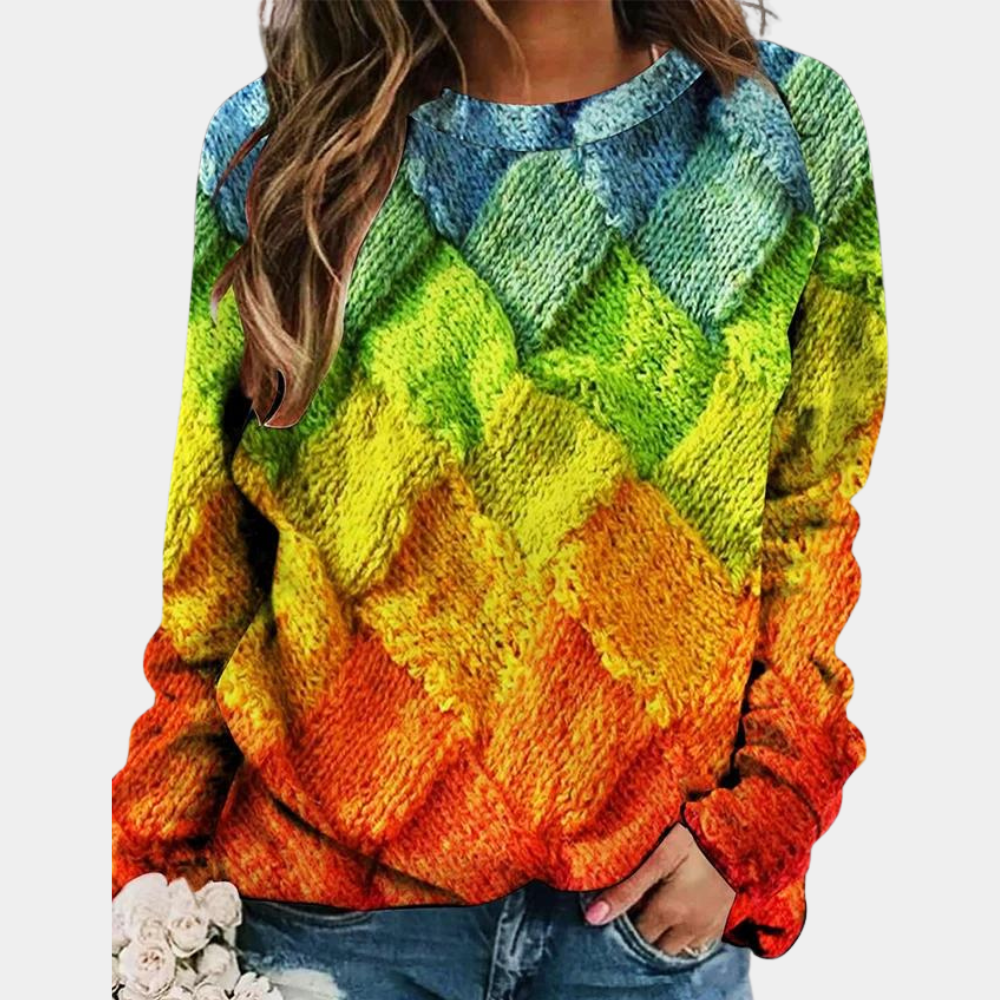 Cheerful Sweater for Women - Nova-Green-XS-Nora Luxe