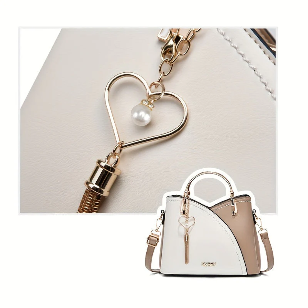 Chic Ladies Handbag - LuxeGrace-Light Blue-Nora Luxe