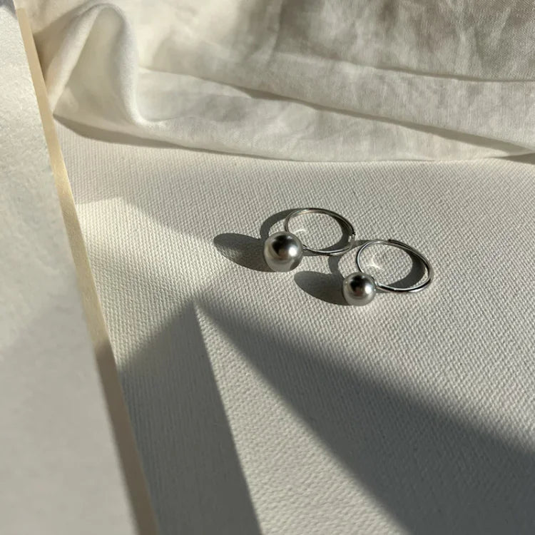 Classic Adjustable Pearl Ring - Sofia-White-Nora Luxe