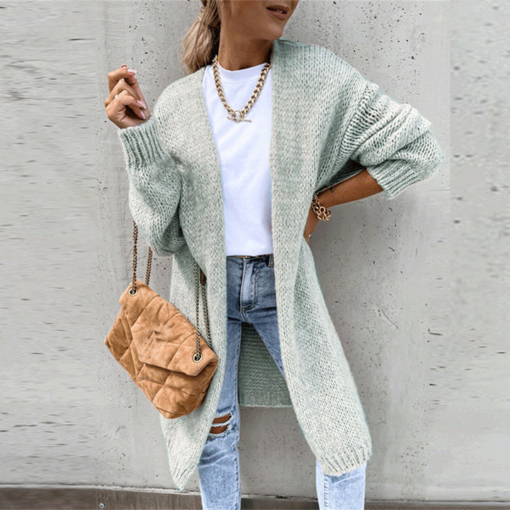 Classic Ladies Cardigan - Camile-Gray-S-Nora Luxe