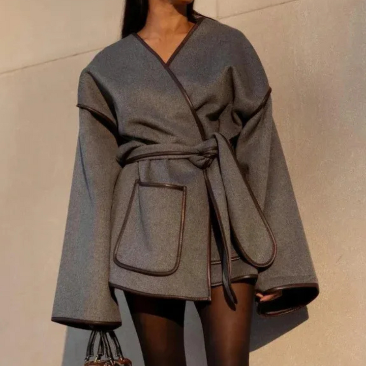 Classic Winter Coat for Women - Lucienne-XS-Nora Luxe