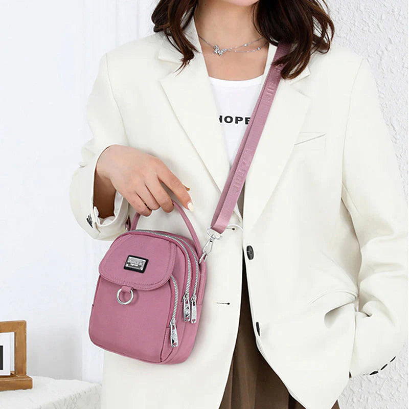 Classic Women's Bag with Ample Storage - Celeste-Yellow-The Livary