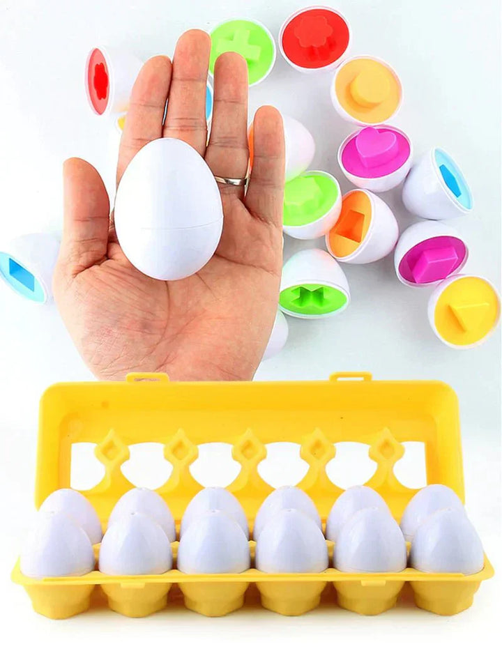 Colorful and Educational Egg Set - ColorMatch-Nora Luxe