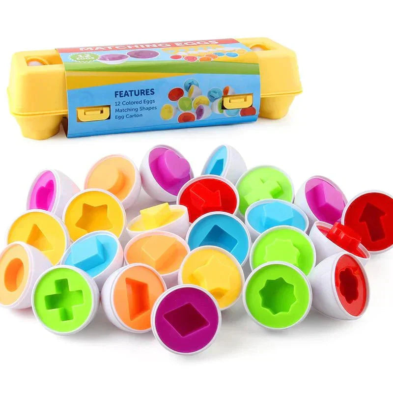 Colorful and Educational Egg Set - ColorMatch-Nora Luxe