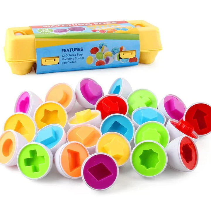 Colorful and Educational Egg Set - ColorMatch-Nora Luxe