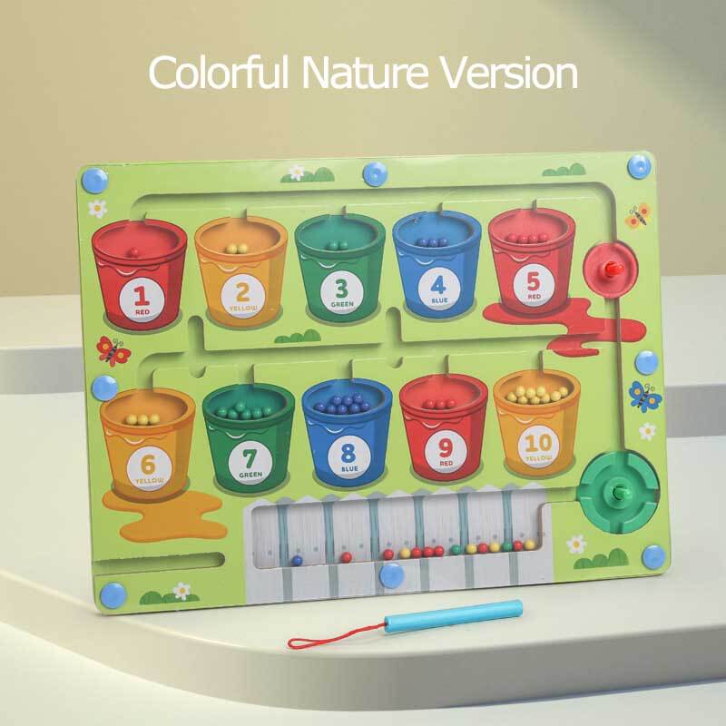 Colorful Magnetic Counting Puzzle - MagniTally-Nora Luxe