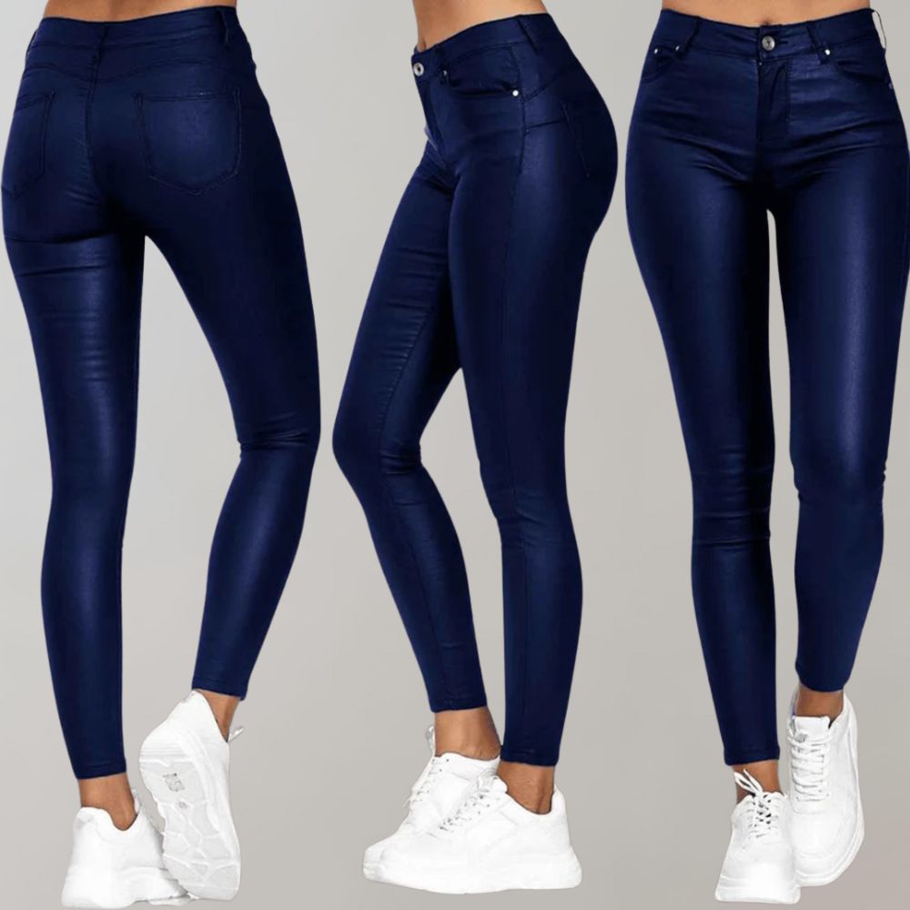 Comfort Fit Trousers - Luxura-Black-S-Nora Luxe