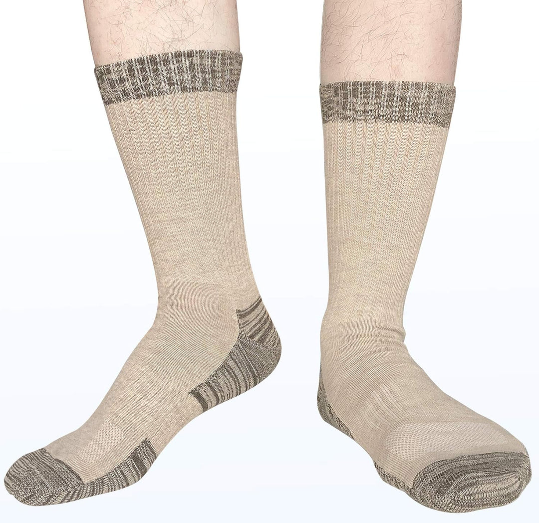 Comfortable Cotton Sports Socks (4 or 6 Pairs) - Lucas-Green (4 pairs)-Nora Luxe