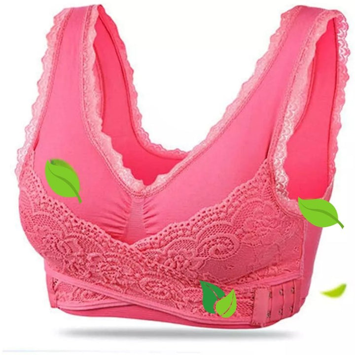 Comfortable Good Supporting Bra - Grace-Pink-S-Nora Luxe