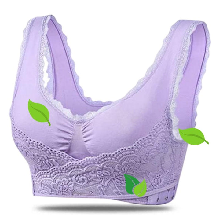 Comfortable Good Supporting Bra - Grace-Purple-S-Nora Luxe