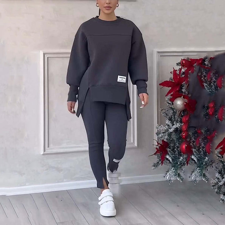 Comfortable Ladies Clothing Set - Elin-Black-S-Nora Luxe