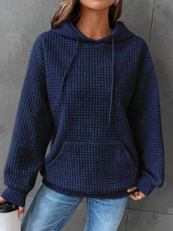 Comfortable Ladies Hoodie - Mia-Blue-S-Nora Luxe