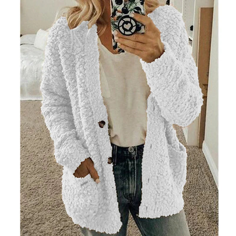 Comfortable Ladies Jacket - Lisa-White-S-Nora Luxe
