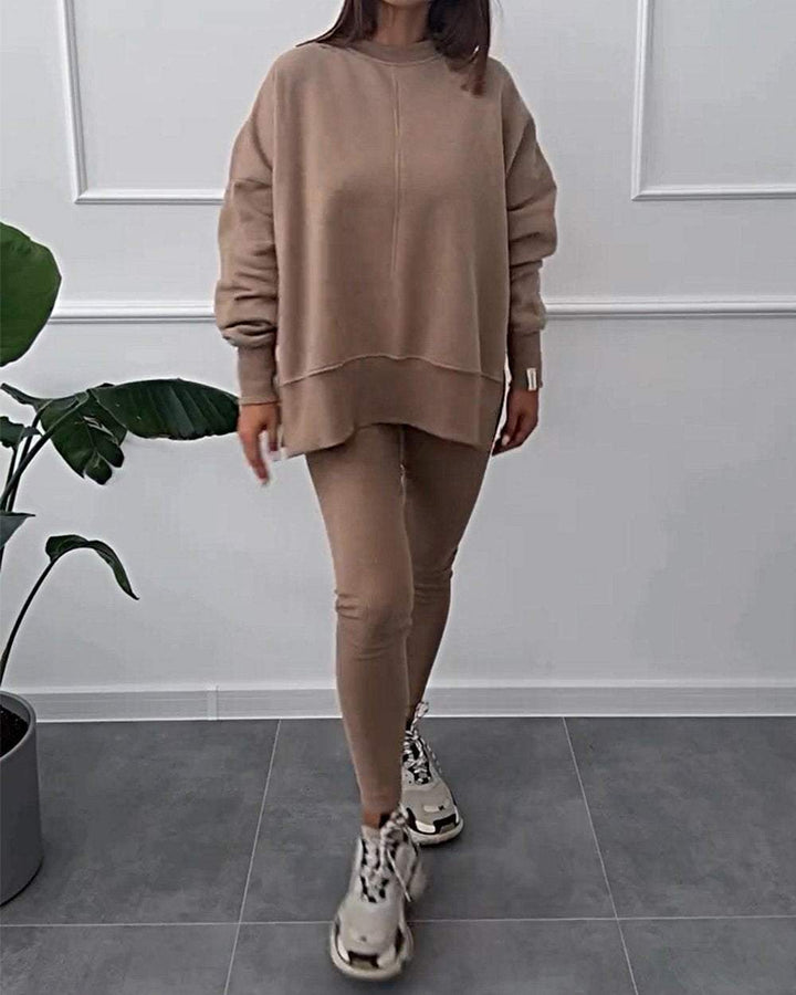 Comfortable Ladies Loungewear Set - Mila-Pink-S-Nora Luxe