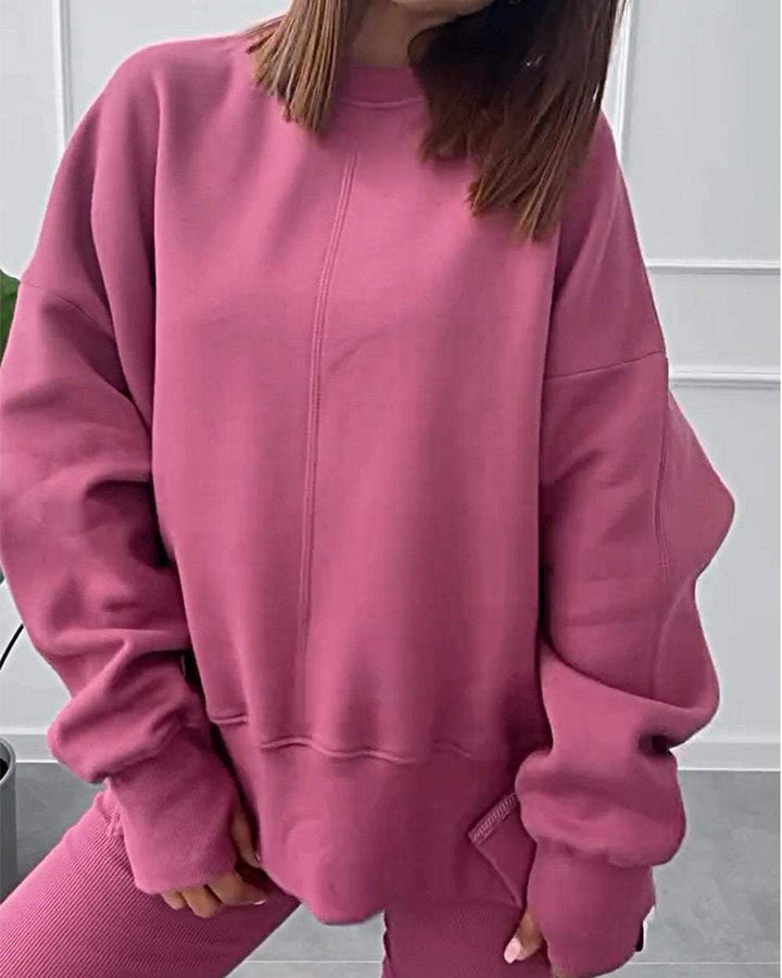 Comfortable Ladies Loungewear Set - Mila-Pink-S-Nora Luxe