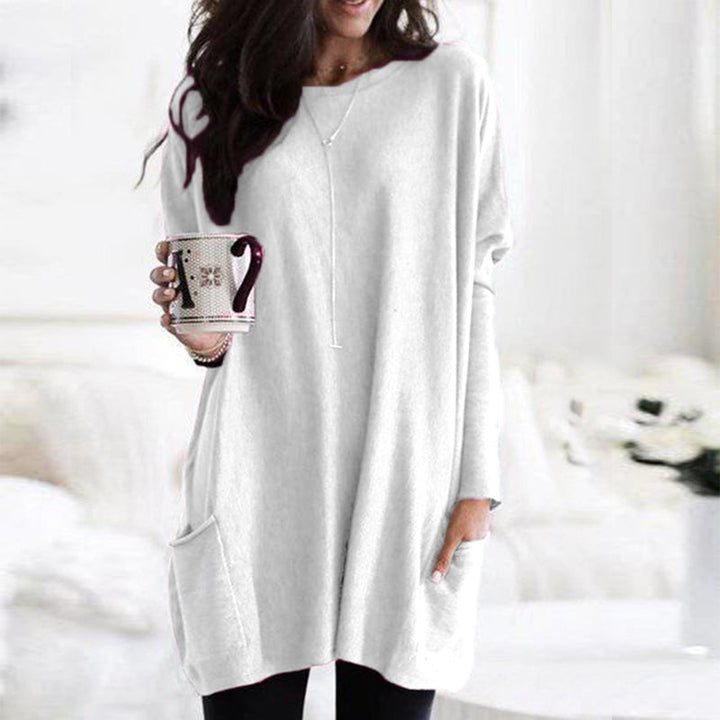Comfortable Ladies' Sweater - Lina-White-S-Nora Luxe