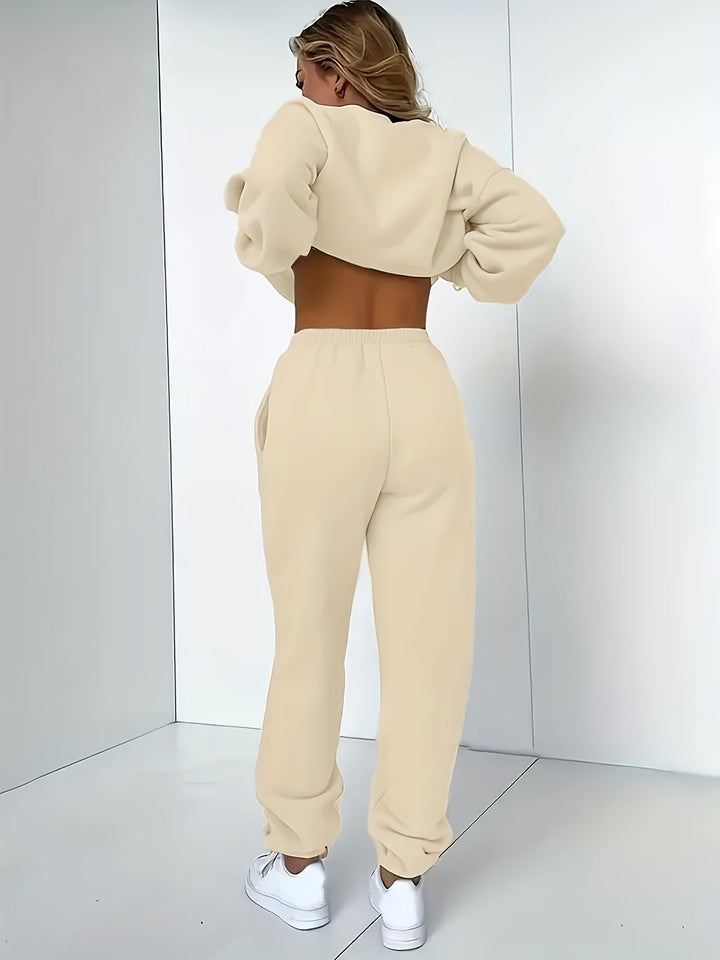 Comfortable Ladies' Tracksuit - Ivy-Black-S-Nora Luxe