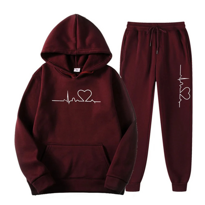 Comfortable Ladies Training Suit - Lyra-Dark Brown-S-Nora Luxe