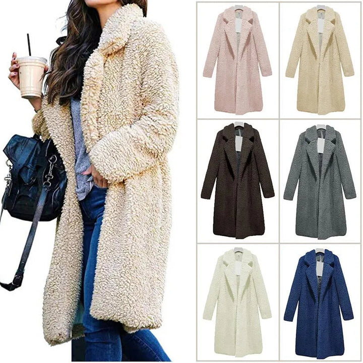 Comfortable Ladies Winter Coat - Mila-Dark Gray-S-Nora Luxe
