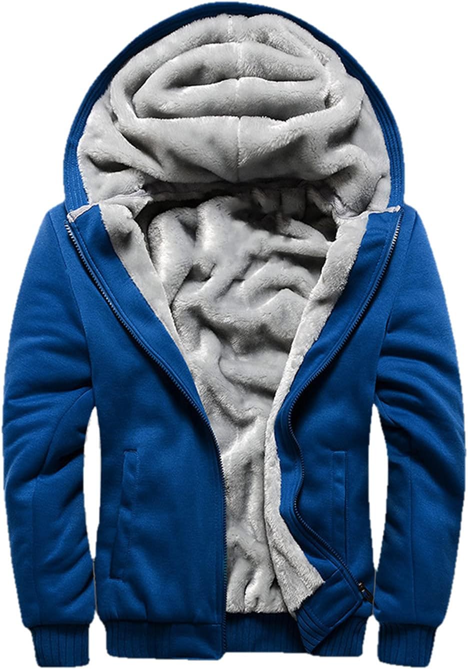 Comfortable Ladies Winter Fleece Vest - Gemma-Blue-S-Nora Luxe