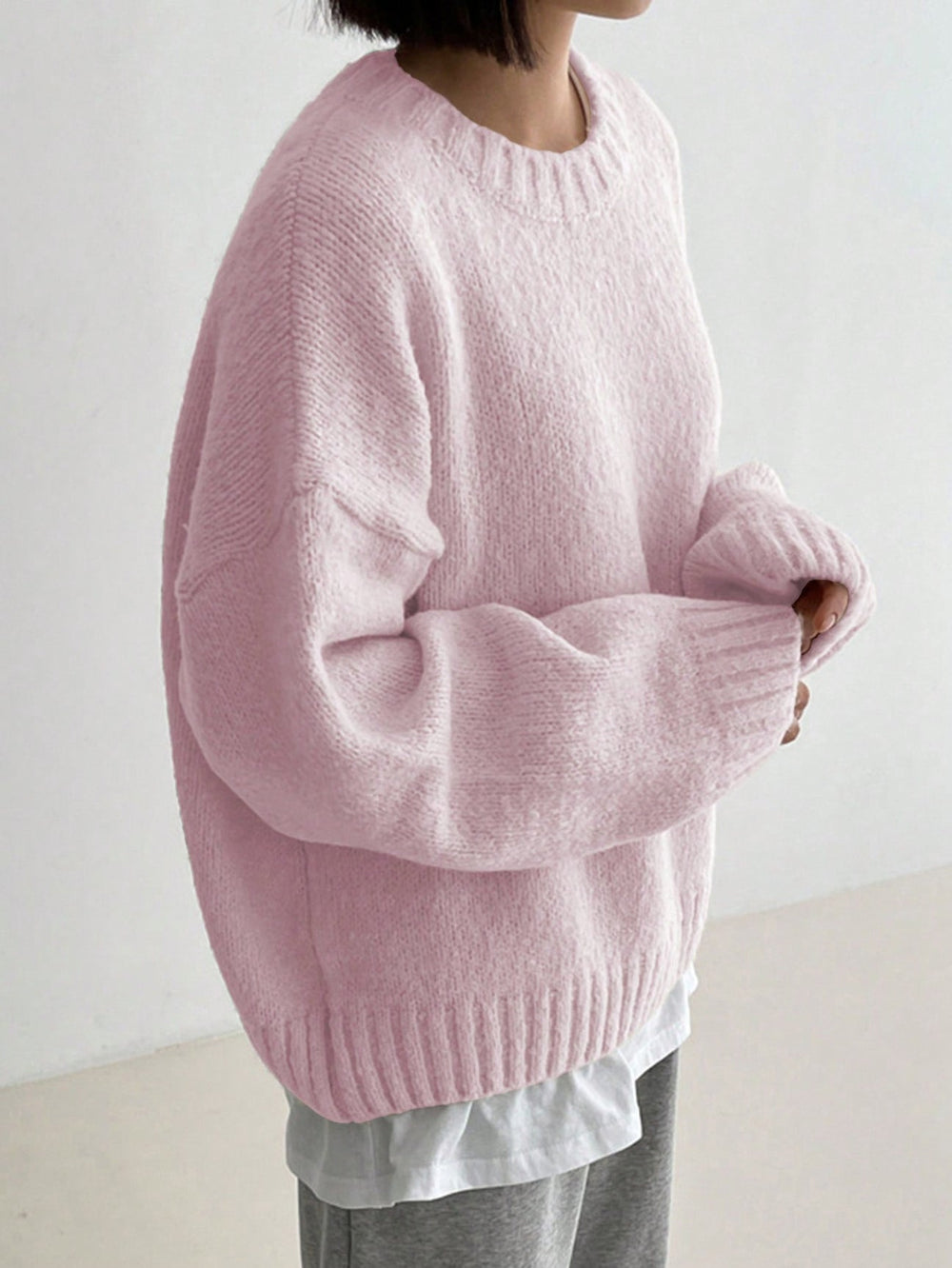 Comfortable Pink Women's Sweater - Livia-S-Nora Luxe