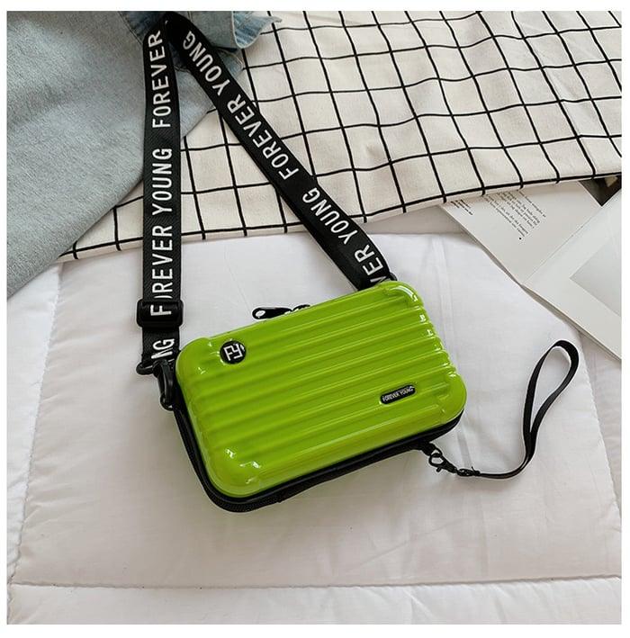 Compact and Stylish Mini Travel Bag for Women - LunaBag-Green-Nora Luxe
