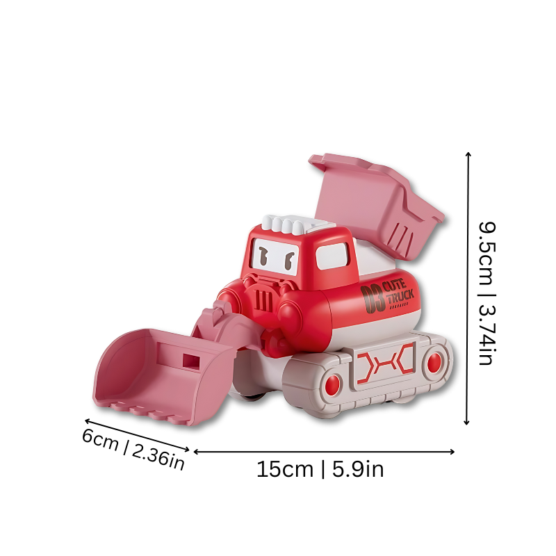 Construction Vehicle Play Set for Children - MiniBuilders-4 Pack-Nora Luxe