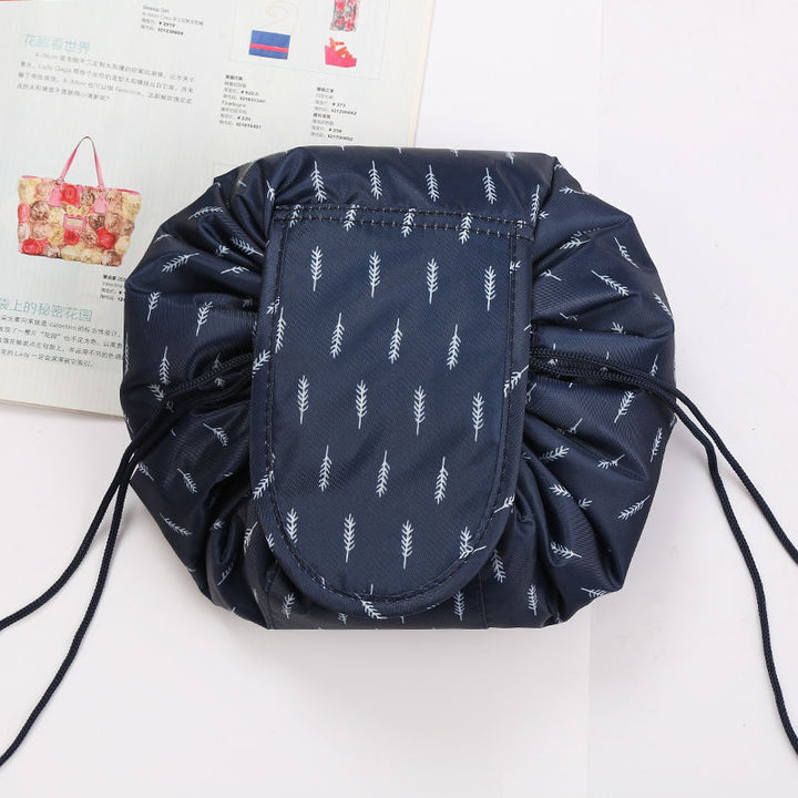 Portable Drawstring Cosmetic and Toiletry Bag –