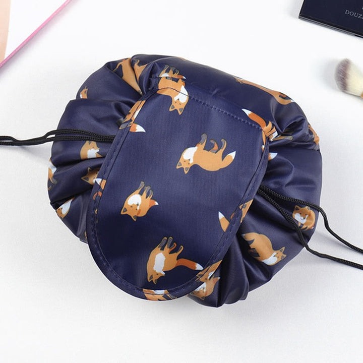 Portable Drawstring Cosmetic and Toiletry Bag –