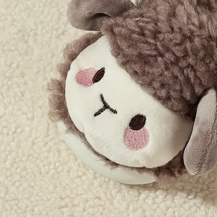 Cute Fluffy Children's Slippers - FluffySteps-Brown-5.5-6.5-Nora Luxe
